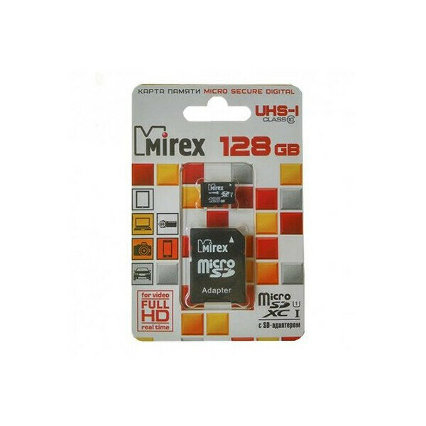 Карта памяти Mirex microSDXC 128 ГБ [13613-AD10S128] - фото №5