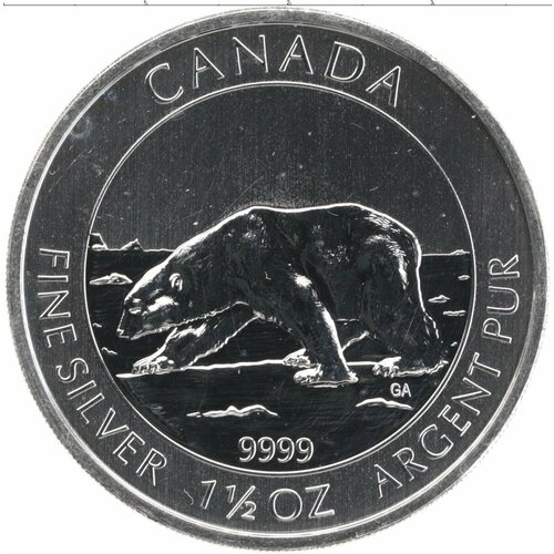 Клуб Нумизмат Монета 8 долларов Канады 2013 года Серебро Елизавета II