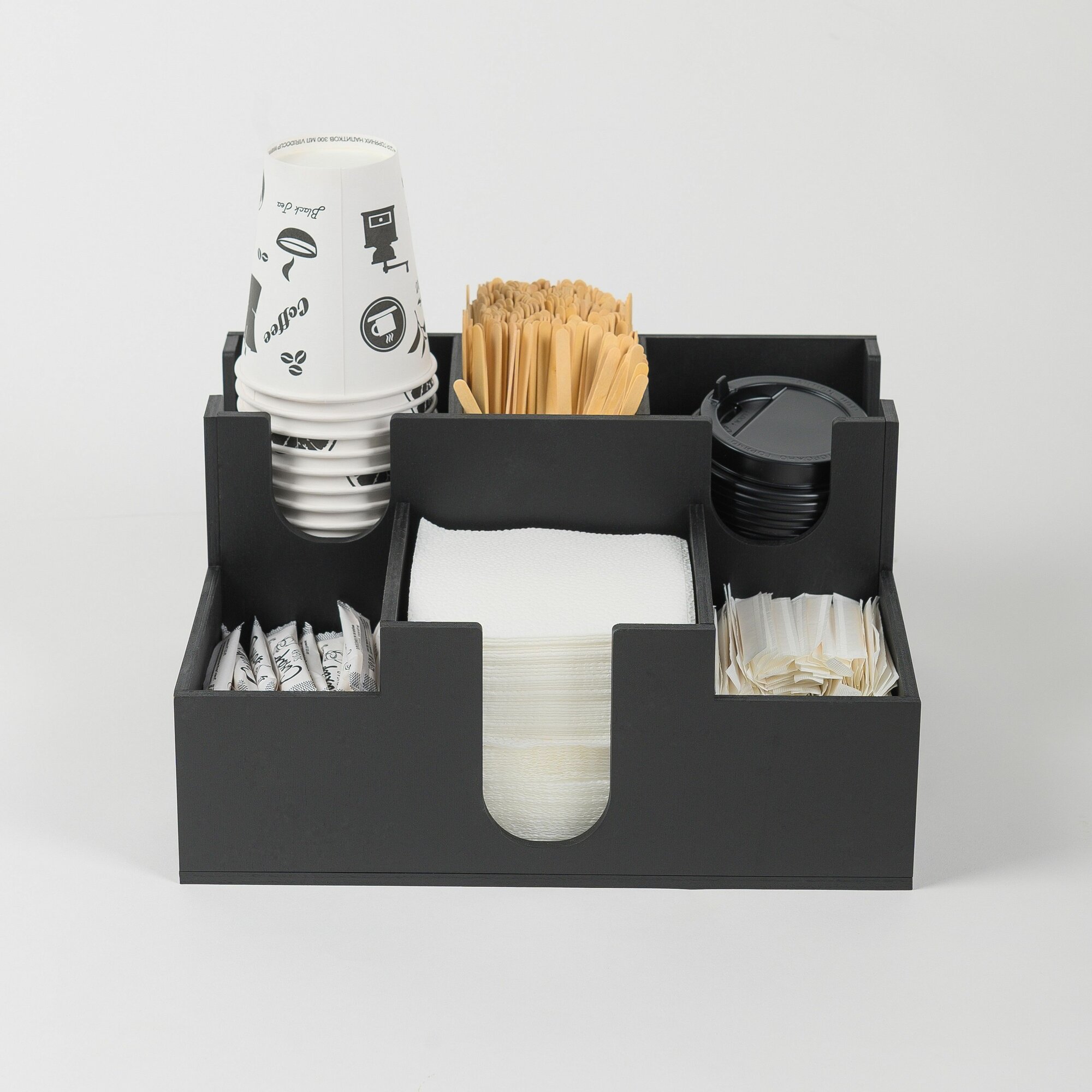 фото Салфетница Органайзер барный для кофе чайных пакетиков