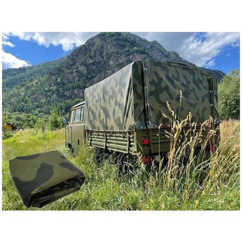 Тент на УАЗ 39094 Фермер старого образца камуфляж