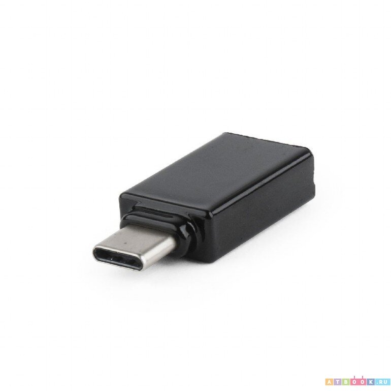 Переходник USB Cablexpert A-USB3-CMAF-01, USB Type-C/USB 3.0 F, черный