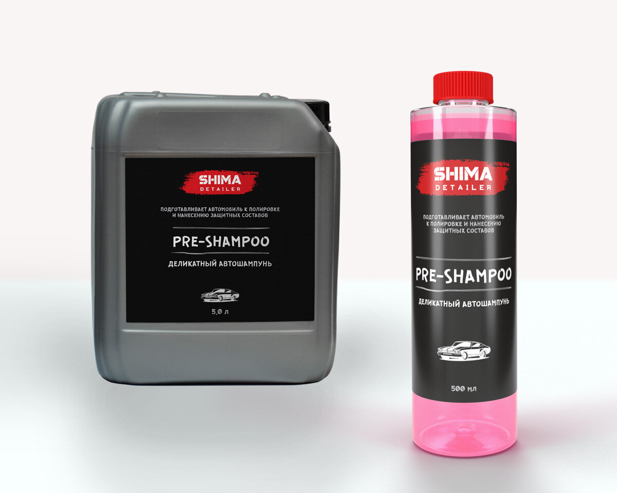 SHIMA DETAILER "PRE-SHAMPOO" деликатный автошампунь,500 мл