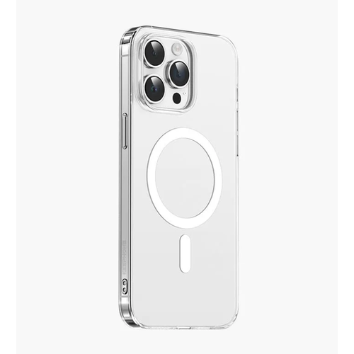 Чехол для iPhone 15 Pro Max Keephone Non- Yellowing MagSafe Case, Прозрачный чехол айфон 15 Про Макс