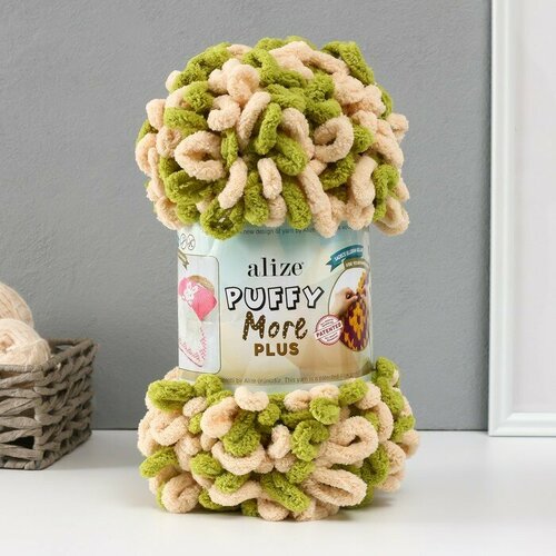 Пряжа Puffy More Plus 100 микрополиэстер 11м250г 8003 968₽