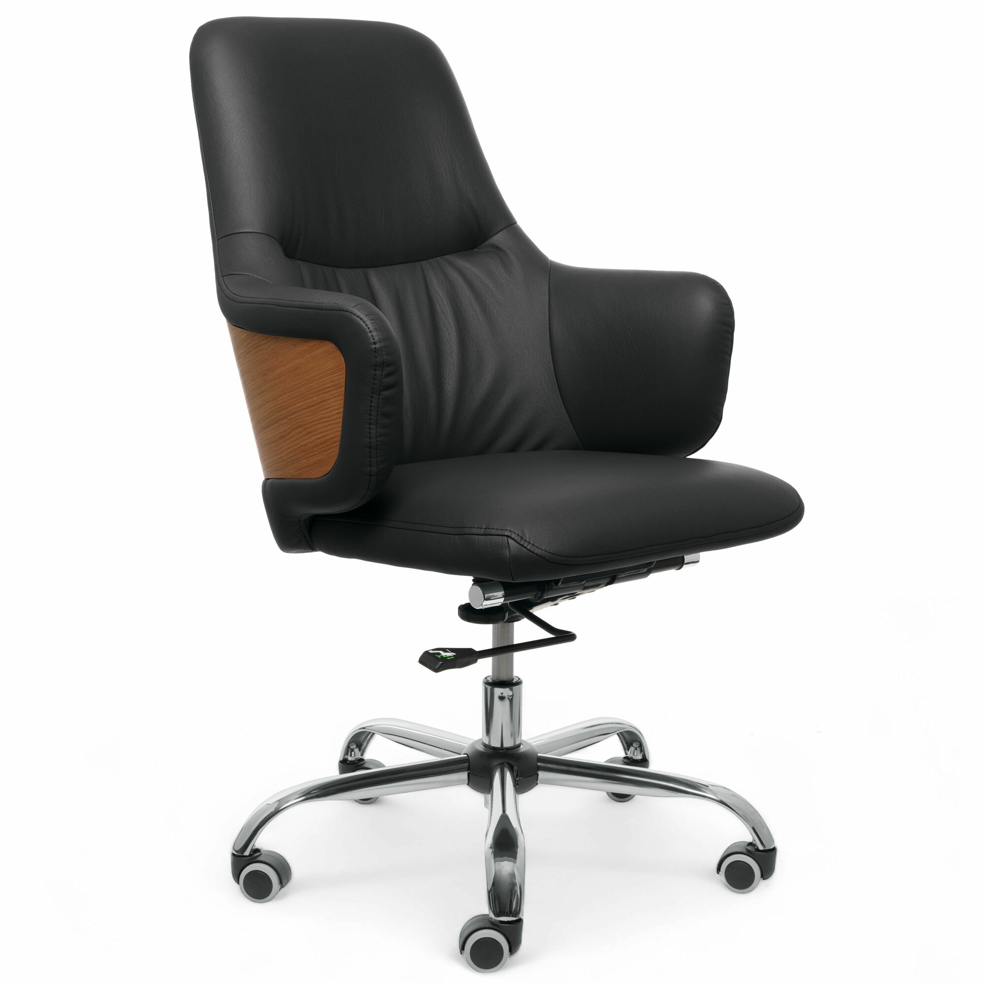 Кресло компьютерное / Офисное кресло Feliz, черный на колесиках