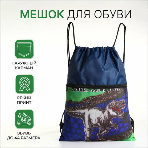 Мешок для обуви на шнурке цвет синий 699₽