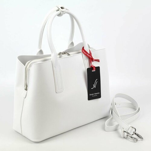 Сумка тоут Sergio Valentini, белый