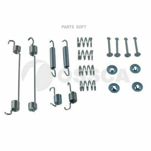 OSSCA 48805 Монтажный компект задних барабанных коодок 180мм RENAULT Logan Sandero 04 6060₽