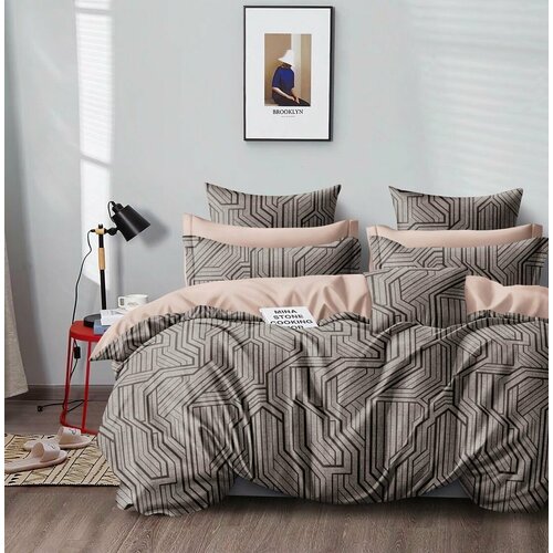 Комплект постельного белья, Сатин, 100% хлопок, наволочки 50x70