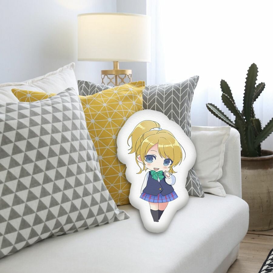 Мягкая фигурная подушка Чиби Love Live! - Йери Аясэ BCH1008 40см