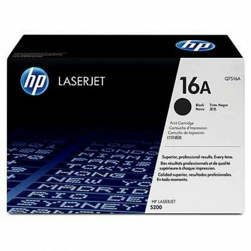 Q7516A / Q7516AC HP 16A Картридж для HP LJ 5200 Black (12000 стр.) картридж для hp laserjet 5200 12000 стр netproduct q7516a