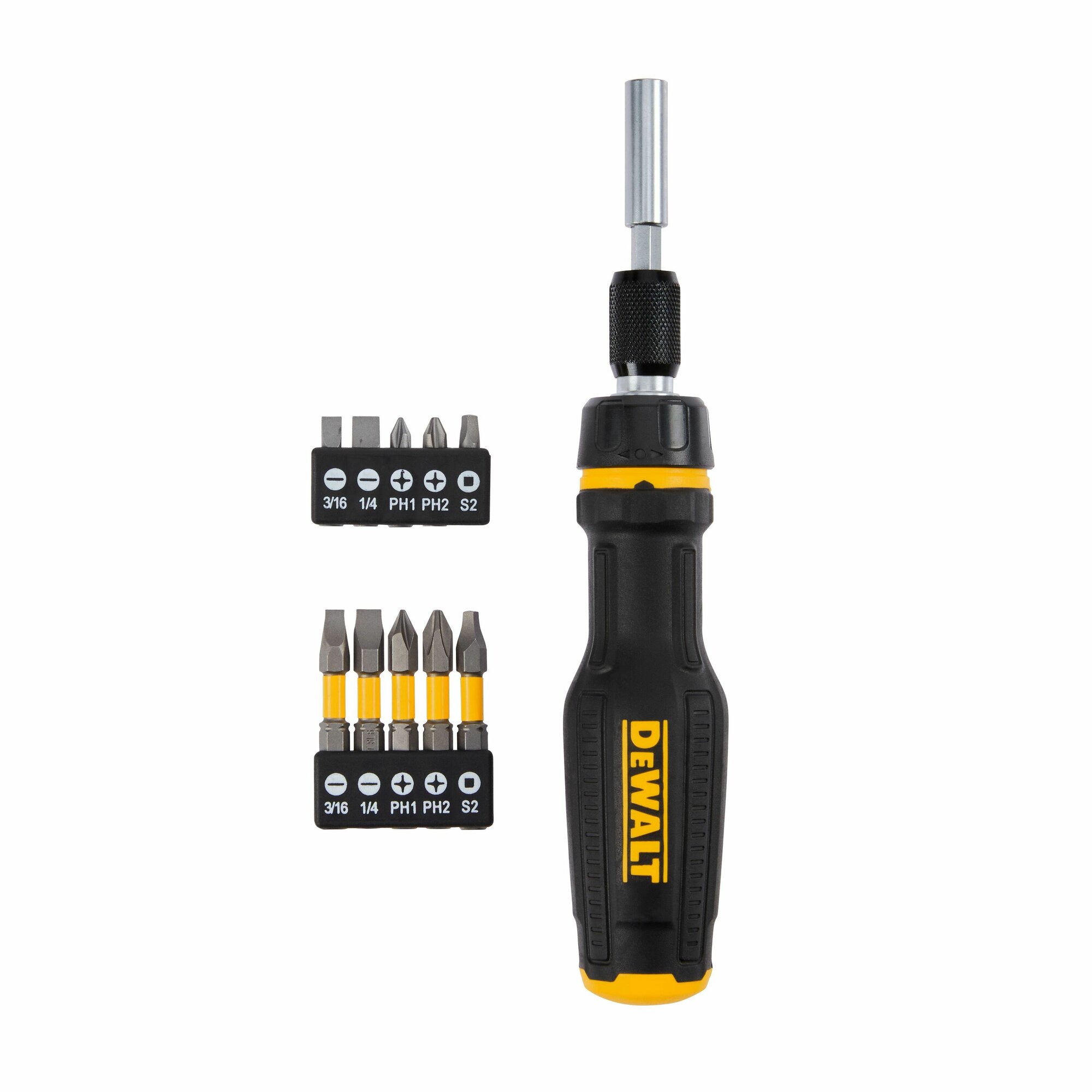 Отвертка DEWALT, телескопическая, со сменными битами, 10 бит, - фото №2