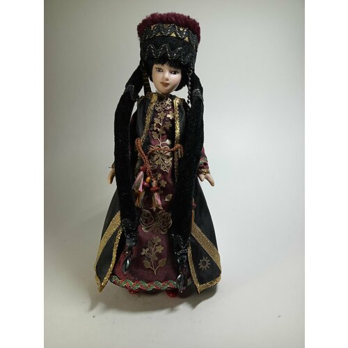 кукла коллекционная в калмыцком мужском костюме Кукла коллекционная Майгуль в калмыцком праздничном костюме (доработка костюма)