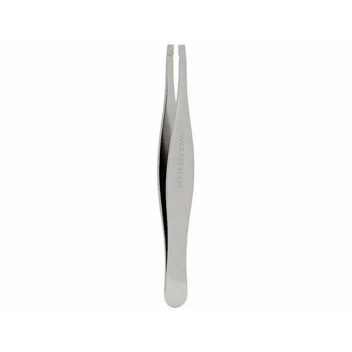 Пинцет прямой TWEEZERMAN FLAT TIP TWEEZER