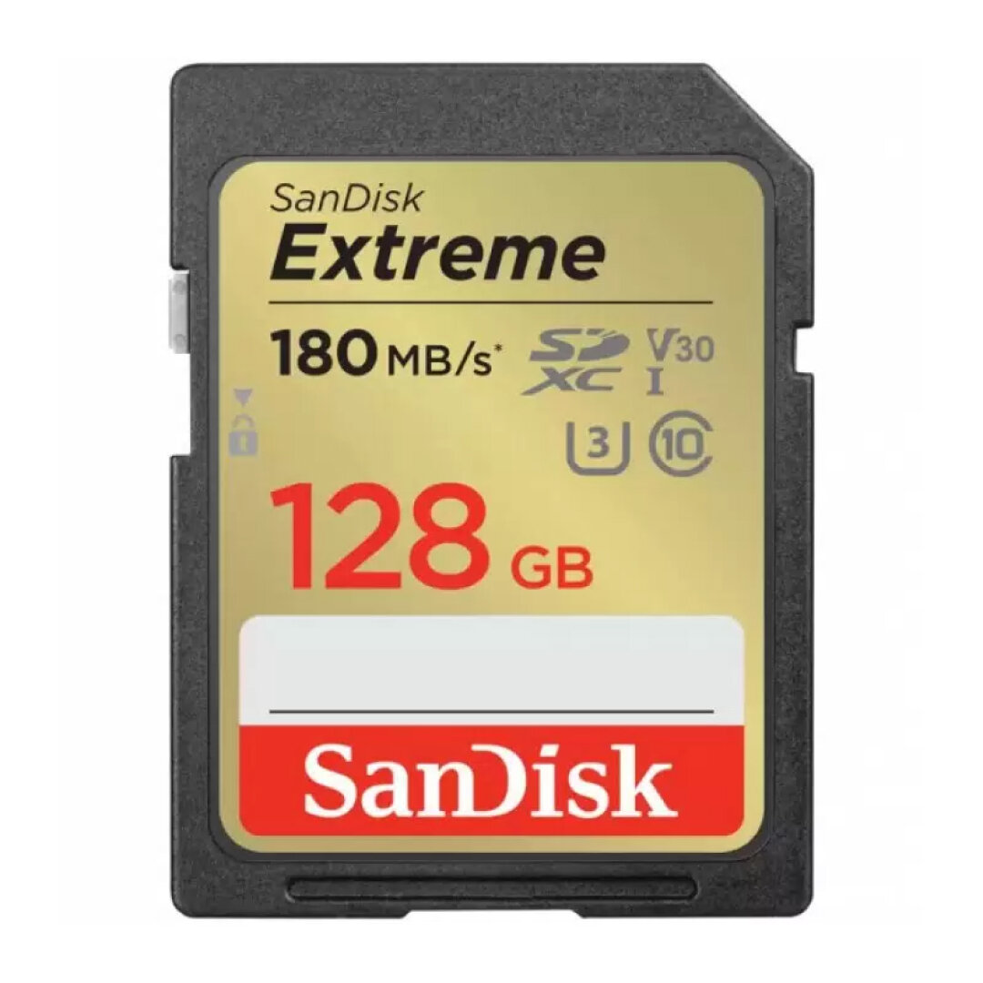 Карта памяти SanDisk Memory Card Extreme SDXC for DSLR, 128 Гб