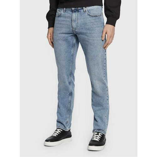 джинсы зауженные calvin klein jeans размер 29 32 синий голубой Джинсы Calvin Klein Jeans, размер 29/32 [JEANS], голубой