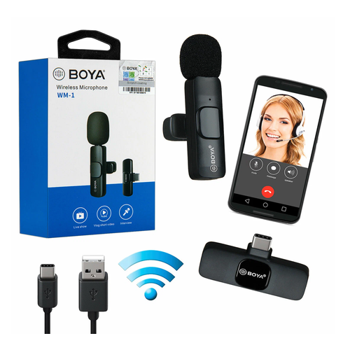 Беспроводной петличный микрофон Type-C 1290₽