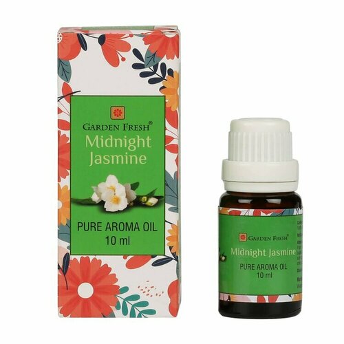 MIDNIGHT JASMINE Pure Aroma Oil, Garden Fresh (полуночный жасмин чистое ароматическое масло, Гарден Фреш), 10 мл.