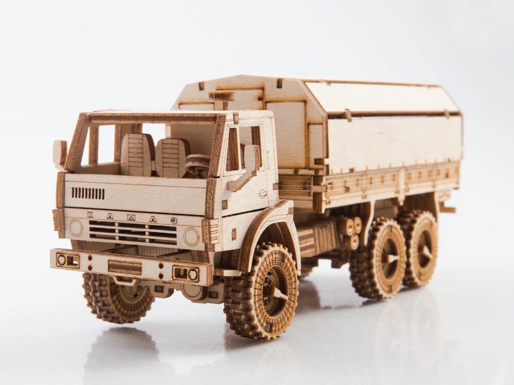 Baumi Сборная модель из дерева КАМАЗ-4310, 1/43