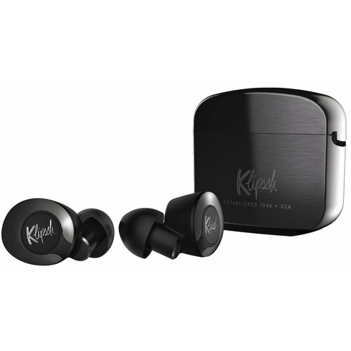Наушники Klipsch с шумоподавлением беспроводные T5II TW ANC черные 17990₽