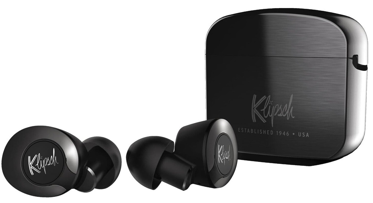 Наушники Klipsch с шумоподавлением, беспроводные, T5II TW ANC, черные