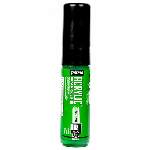 PEBEO Маркер акриловый Acrylic Marker 5-15 мм перо плоское 3 шт 201723 зеленый 1310₽