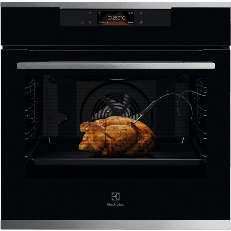 Электрический духовой шкаф Electrolux KOEBP39WX 59 см, 72 л, гриль и конвекция, черный