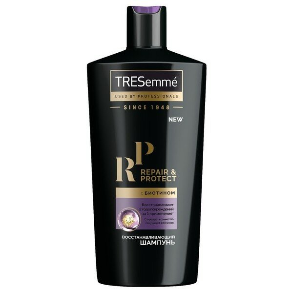 Шампунь для волос Tresemme Repair and Protect, восстанавливающий, с биотином, 650 мл Tresemme 395242 .