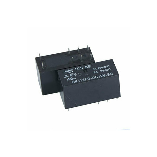 электромагнитное реле hk3ff dc12v shg hke Электромагнитное реле HK115FD-DC12V-SG HKE (HKE)