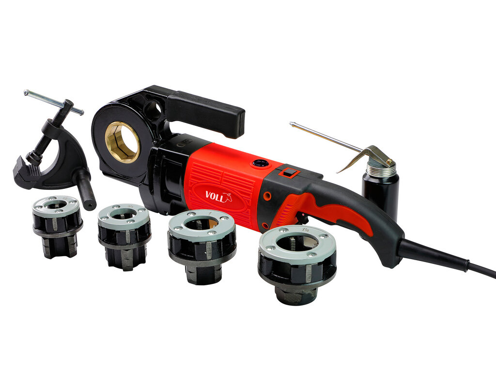 фото Электрический клупп V-Matic B1 с набором головок 1/2"-1 1/4"