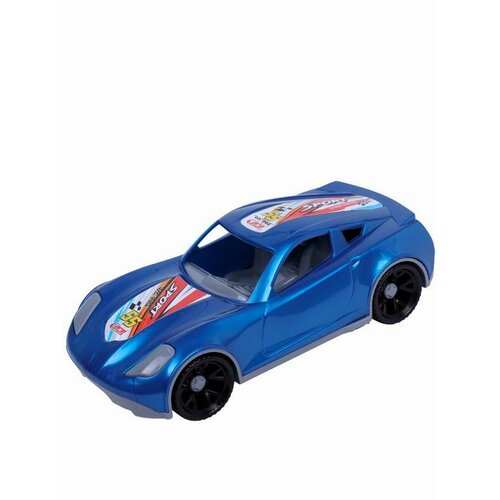 машинка детская рыжий кот turbo v синий металлик 18 5 см и 5846 Машинка Turbo V синий металлик (18,5см) И-5846