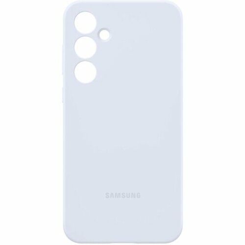 Чехол Samsung для Galaxy A55 Silicone Case Silicone, голубой (EF-PA556TLEGRU) силиконовая накладка для samsung galaxy a55 черная