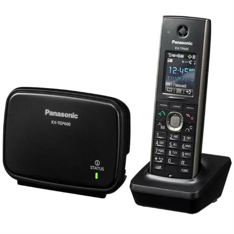 Panasonic KX-TGP600RUB Беспроводной телефон SIP DECT, цвет: черный