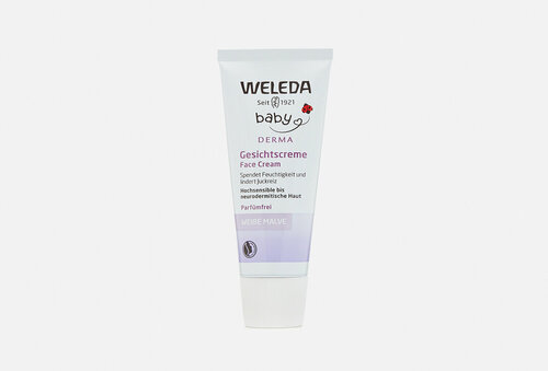 Крем для гиперчувствительной кожи лица с алтеем Weleda, White Mallow Facial Cream 50мл