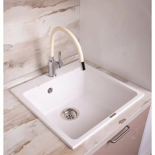 Смеситель для кухни Esko Coralli с гибким изливом 40 см цвет хромбелый 11104₽