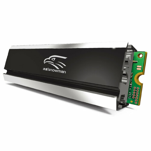 Радиатор для SSD M2 2280 Snowman SSD heatsink M.2 model 1