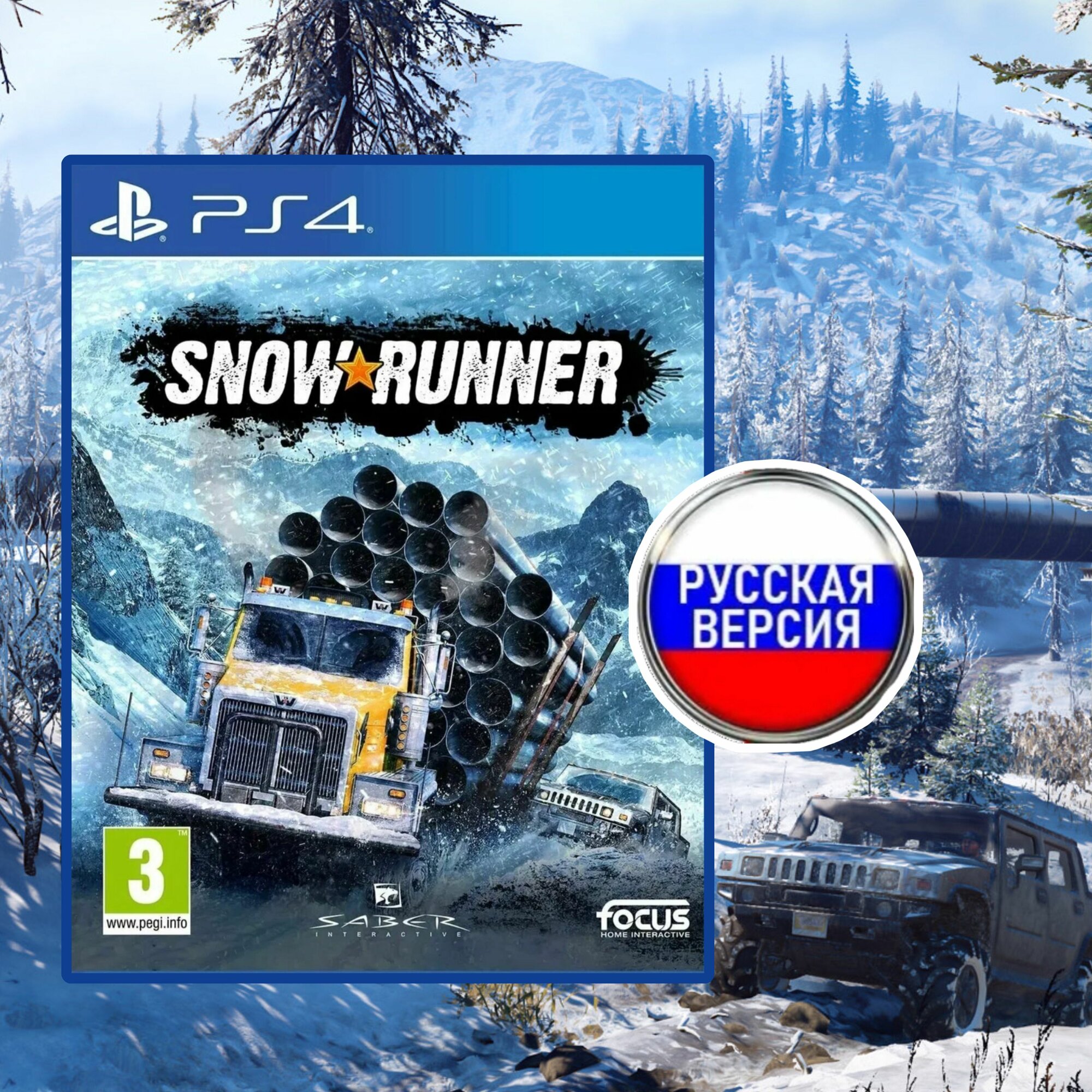 Игра Snowrunner (Русские Субтитры; PlayStation 4; PlayStation 5)