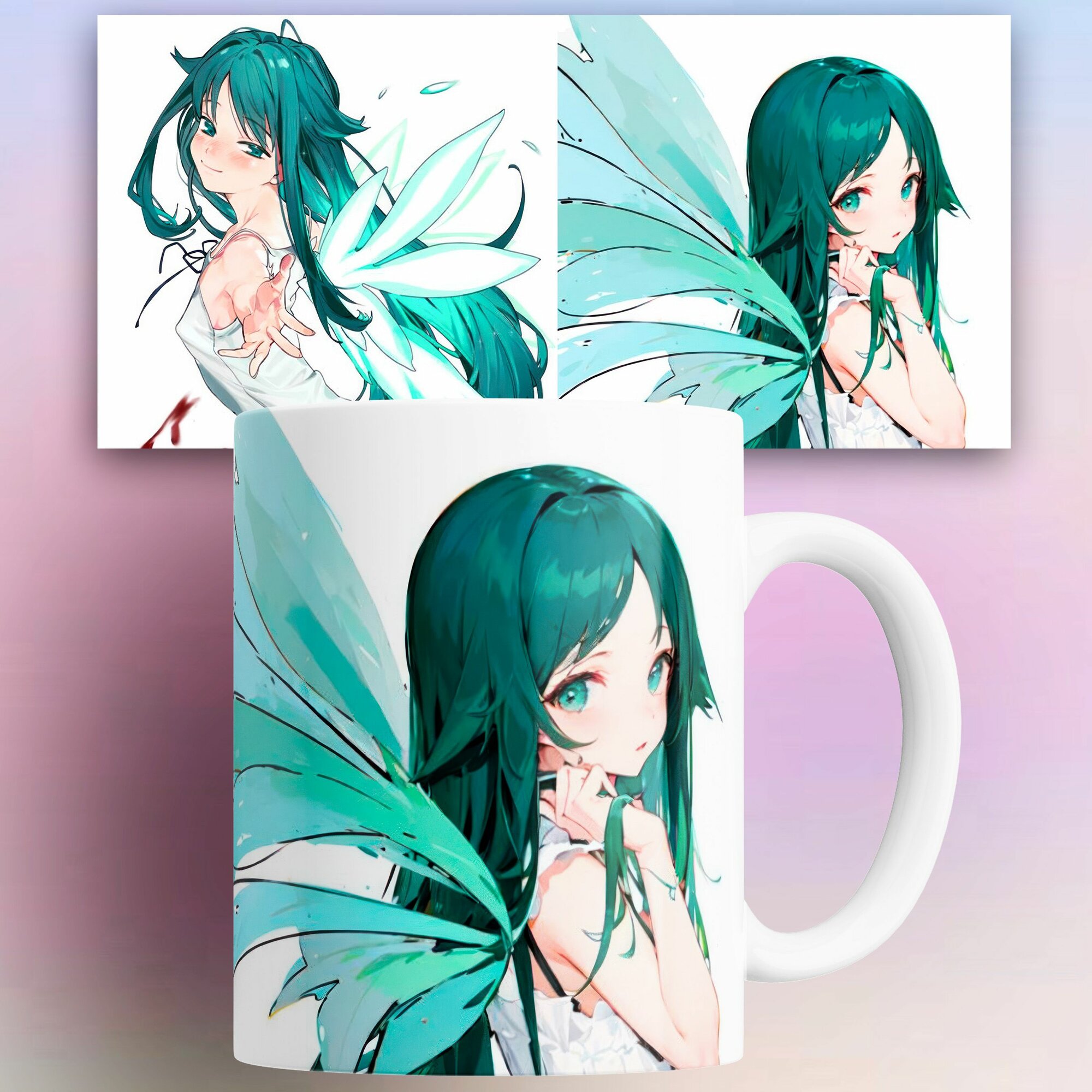 Кружка компьютерная игра Песнь Сайи Saya no Uta 330 мл