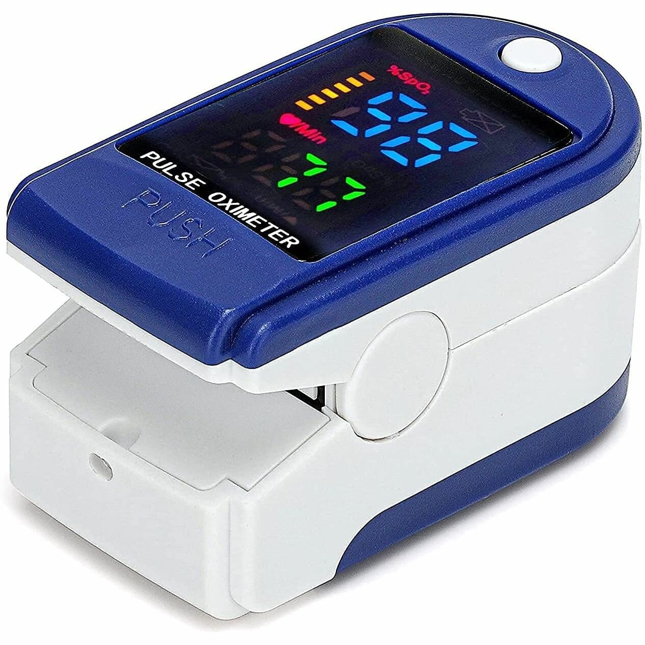 Пульсоксиметр (кислородомер, оксиметр) на палец Fingertip Pulse Oximeter LK 88