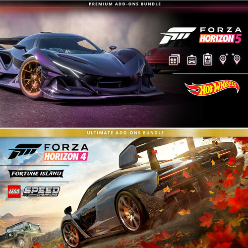 DLC Дополнение Forza Horizon 5 + 4 Premium Upgrade Bundle Xbox One, Xbox Series S, Xbox Series X цифровой ключ dlc дополнение forza horizon 5 premium add ons bundle xbox one xbox series x s электронный ключ аргентина