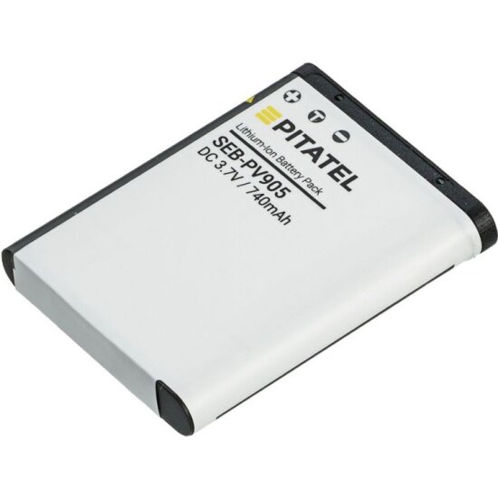 Аккумуляторная батарея Pitatel SEB-PV905 для Panasonic HX-DC1, DC10, DC15, WA10, Pentax Optio H90, P70, P80, 740mAh