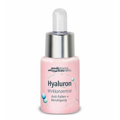 MEDIPHARMA COSMETICS Сыворотка для лица Hyaluron Wirkkonzentrat Anti-Falten + Beruhigung