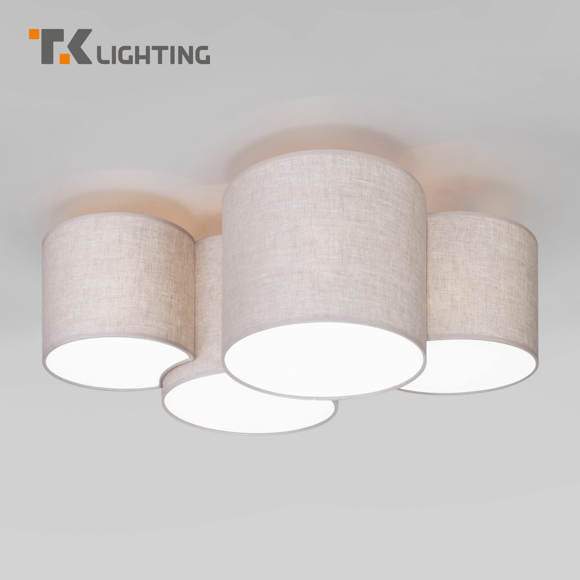 Люстра / Потолочный светильник TK Lighting 6592 Mona Nature, цвет бежевый, IP20