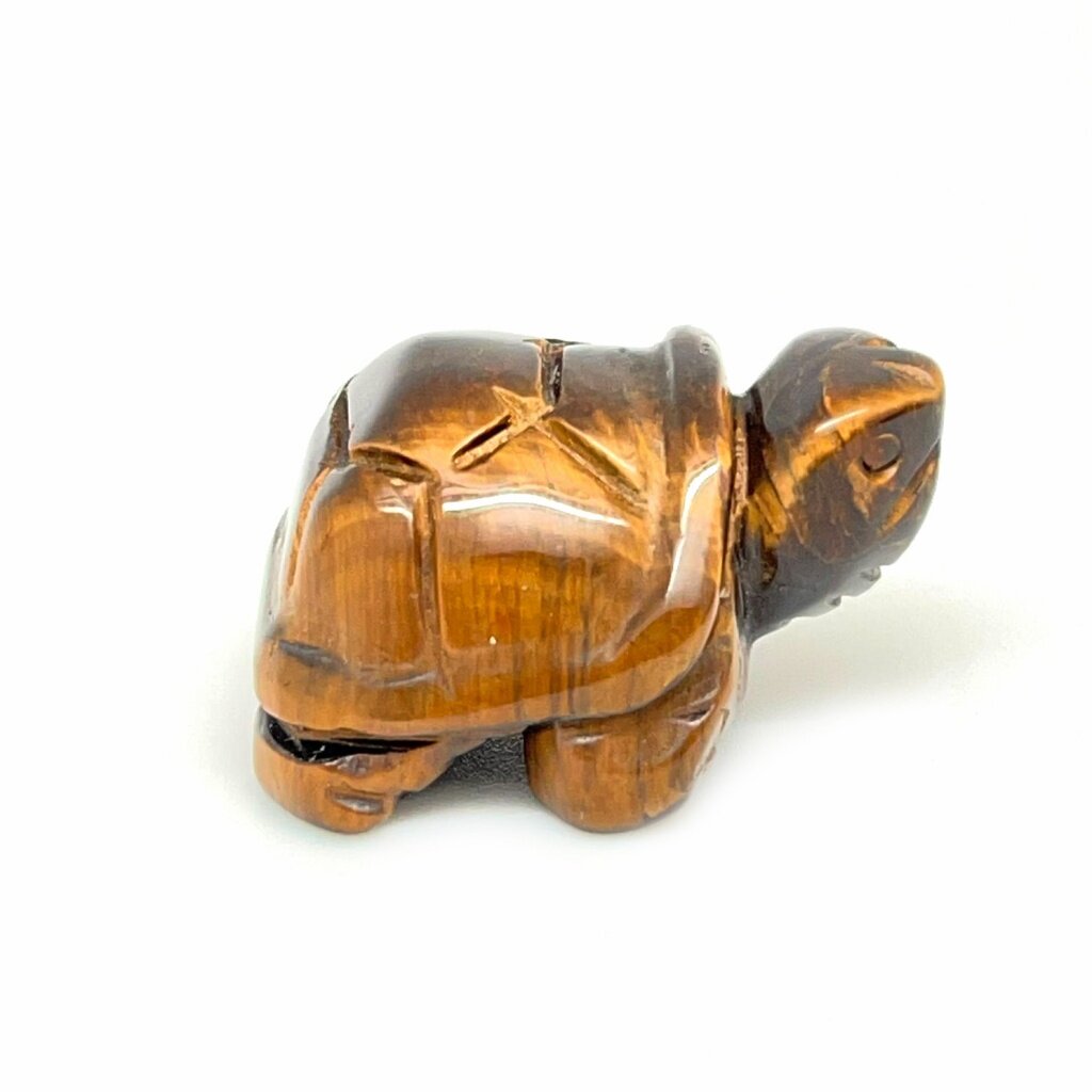 "Черепаха-оберег" Сувенир Elit из натурального камня тигровый глаз