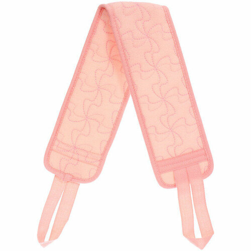Мочалка для тела жёсткая «Premium - Lavita», цвет светло - розовый, 10*60см (ZIP пакет)