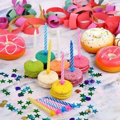 Свечи для торта, Birthday Candle Набор свечек ко дню рождения: 12 шт
