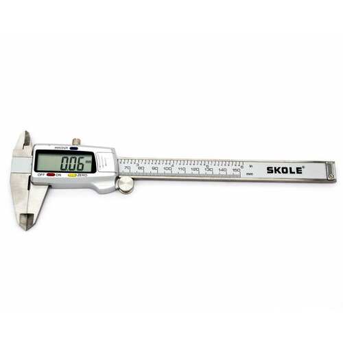 Штангенциркуль электронный металлический Skole 0-150 мм штангенциркуль электронный 150 мм 0 1 мм