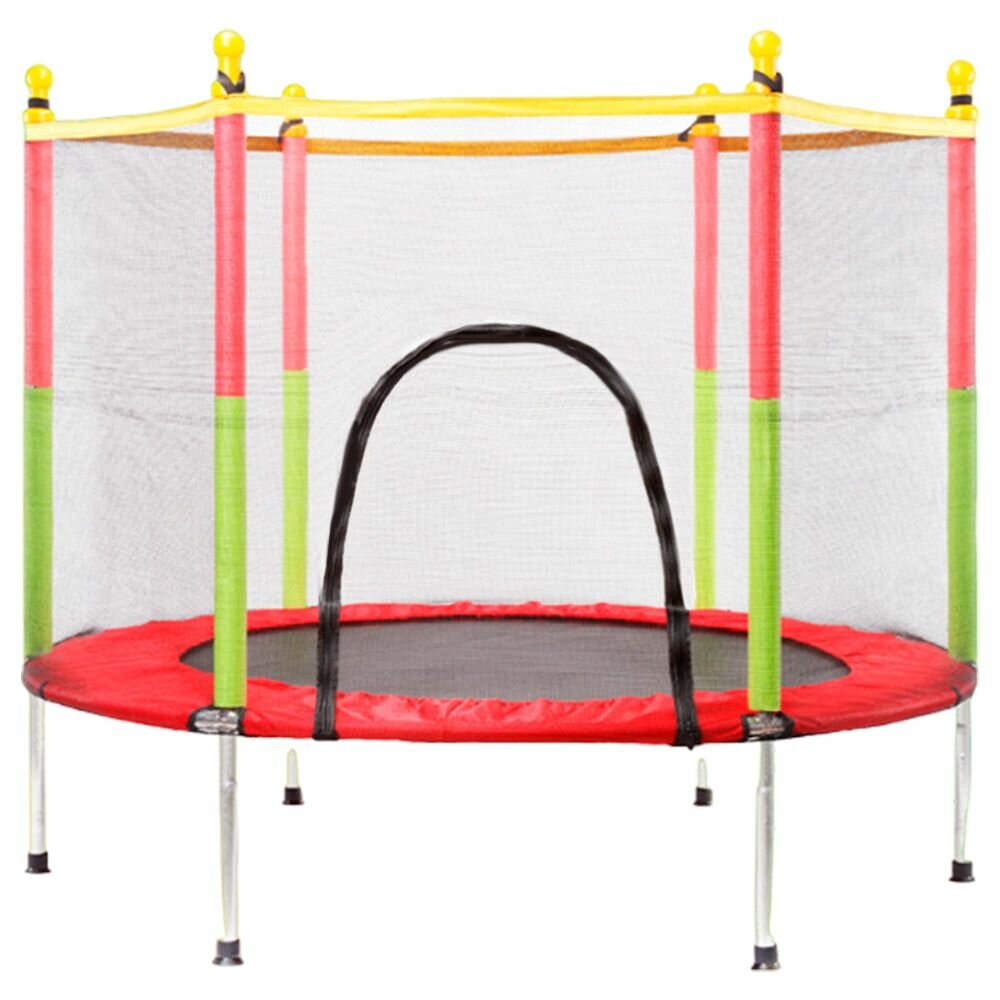 фото Батут 140см, с ограждением YH-D007S/FG230920055-2
