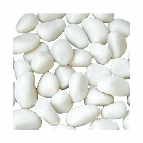 Bestmineral Галька полированная белая 40-70 мм. (2 кг)