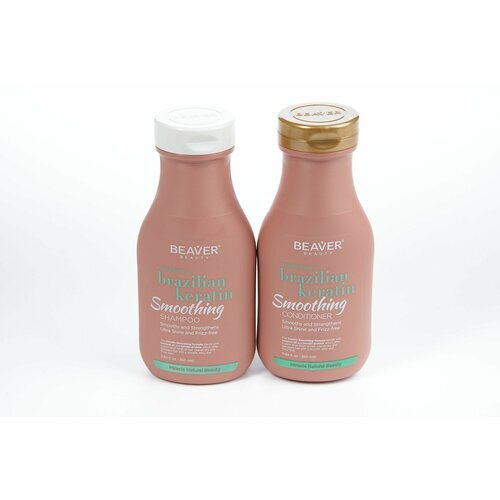 Набор Beaver шампунь и кондиционер с кератином для вьющихся волос 2350 мл 2500₽